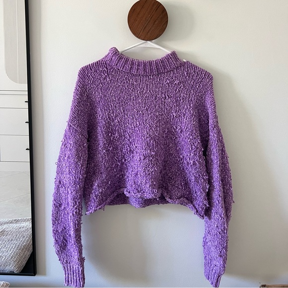 Purple knit sweater - Picture 1 of 3